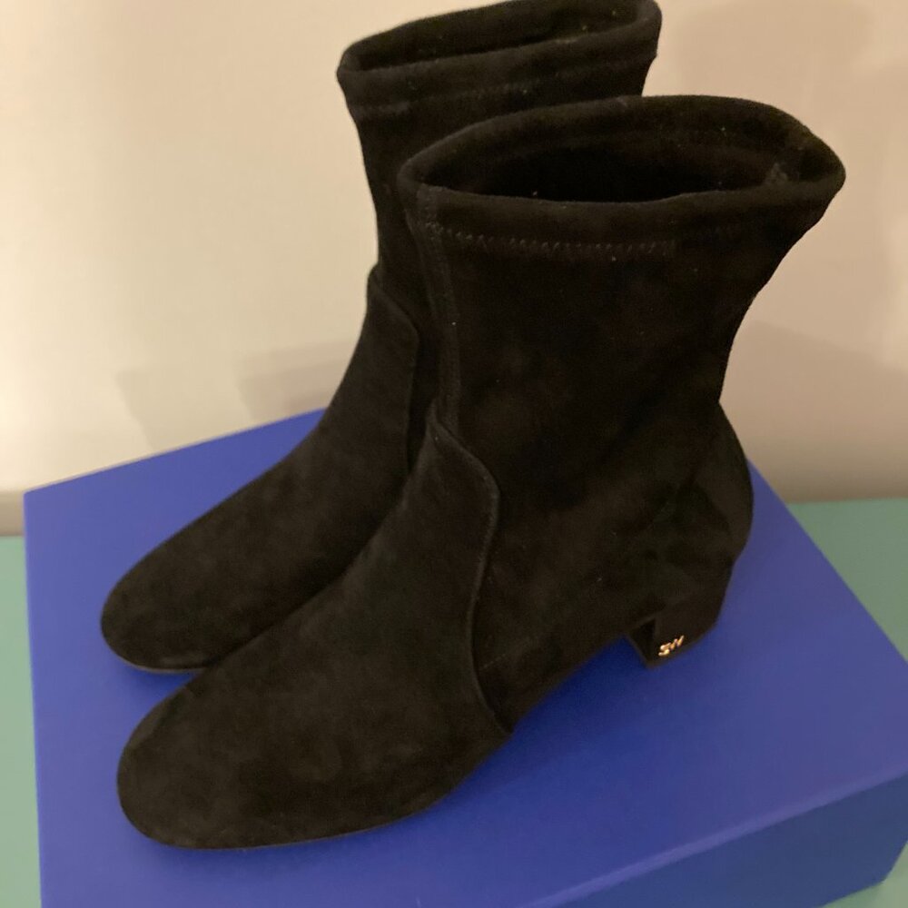 Stuart Weitzman Black Booties Women Size 5